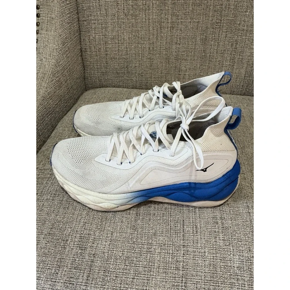 Men's Mizuno Wave Neo Ultra Running Shoes White/Blue Size 10